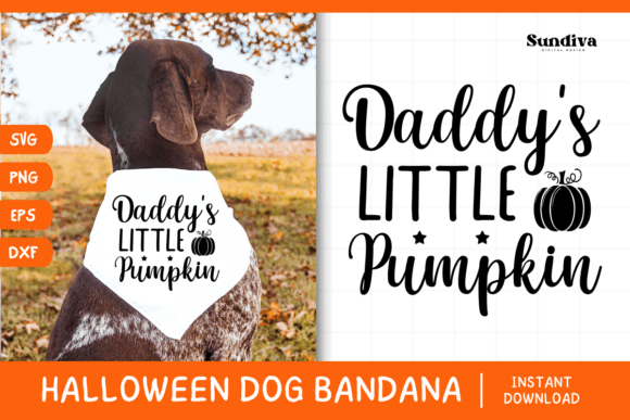 Funny Halloween Dog Bandana Quote SVG 24 for Crafts and Graphics