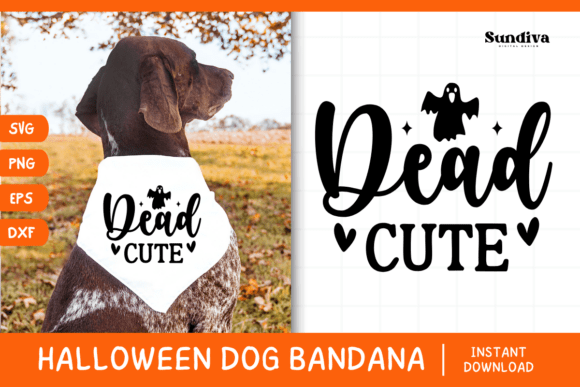 Funny Halloween Dog Bandana SVG Design Review